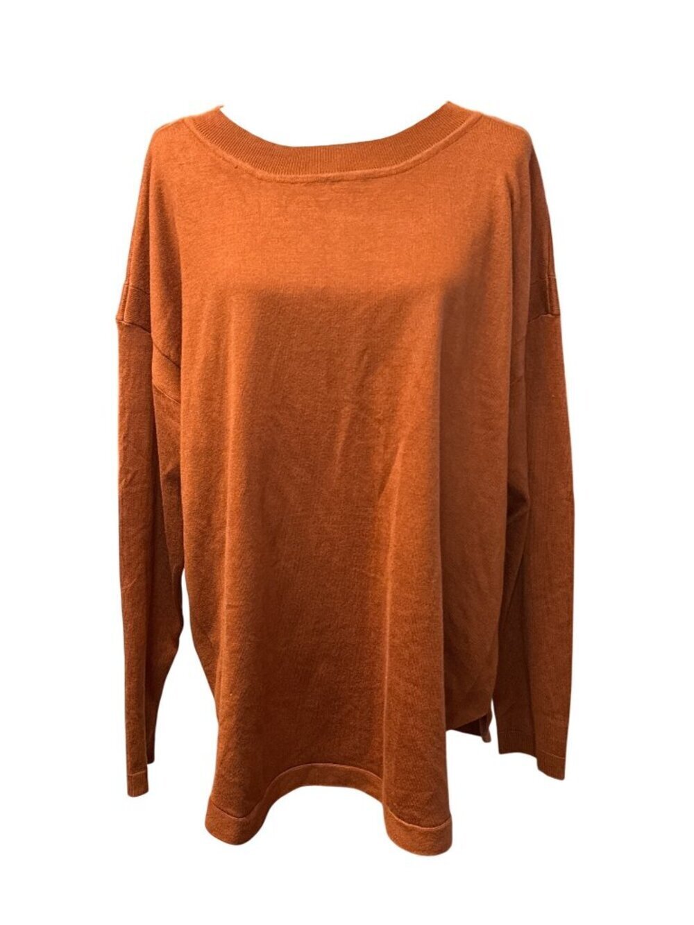Lety & Me Womens Long Sleeve Sweater~Size 2X~Burnt Orange Stitch Fix NWT L9 32